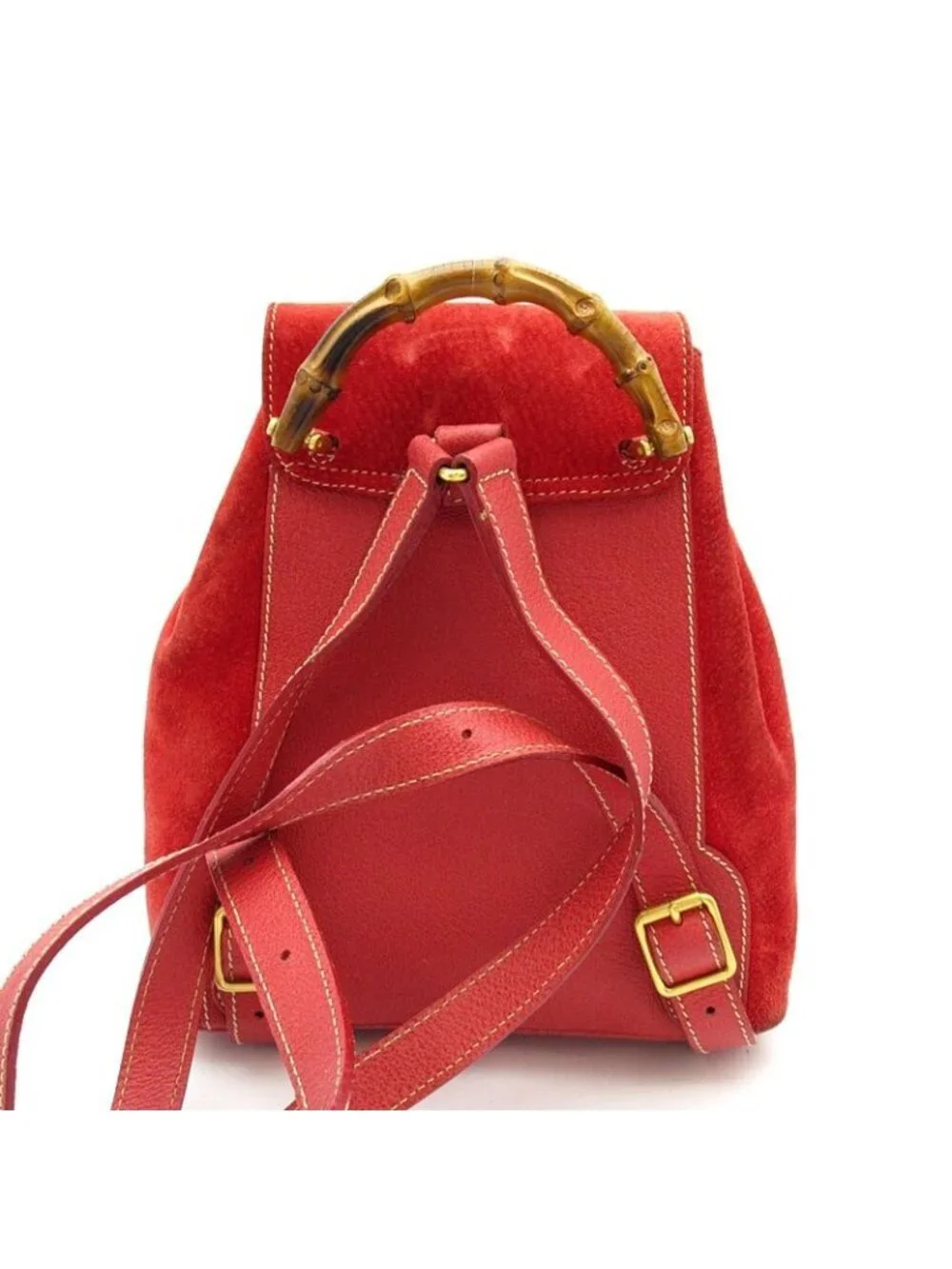 Gucci Bambu Backpack Mini Suede Leather